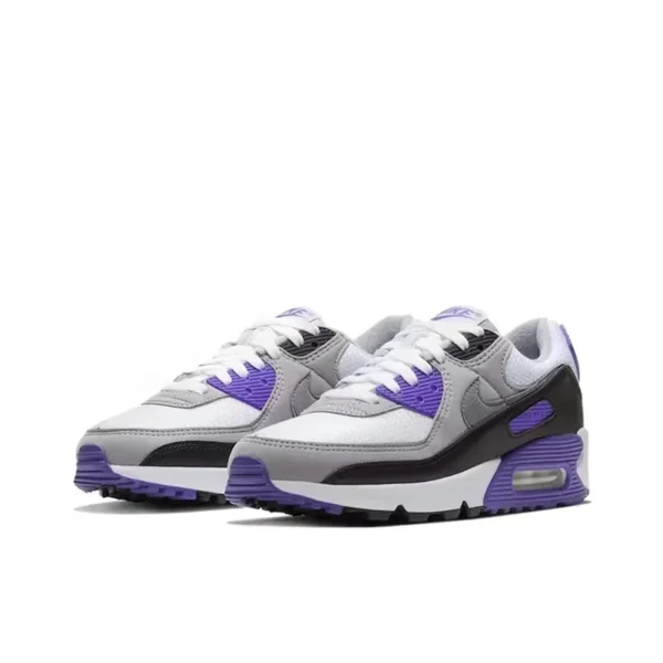 Nike Air Max 90 ‘UNC’ ‘Lucky Charms’ Men Women Running Shoes, Shock-absorbing Casual Fashionable Sports Sneakers, Purple